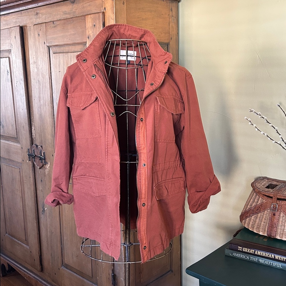 Universal Thread Burnt Orange Chore Coat Jacket